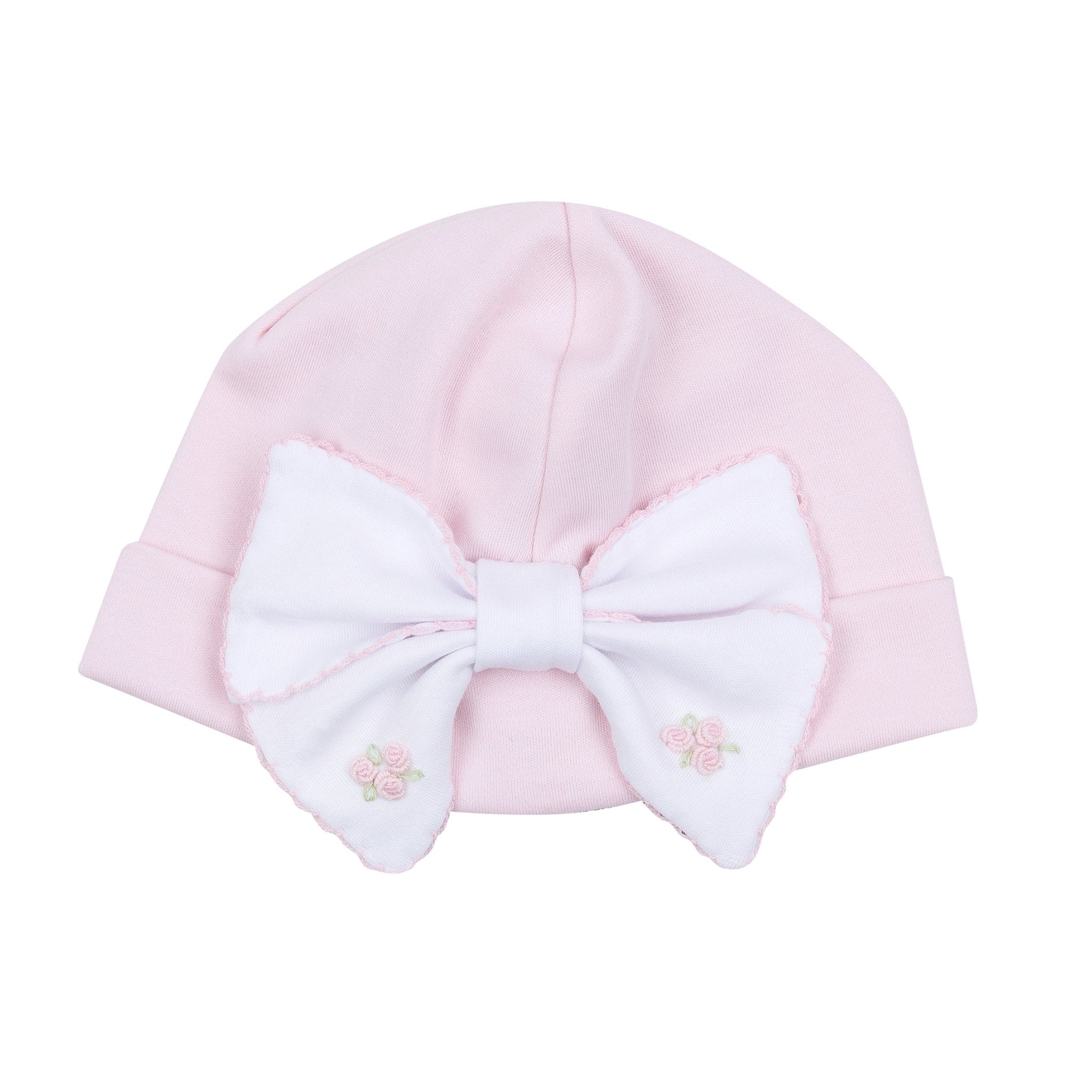 Lillian Bow Hat - Pink - Magnolia BabyHat