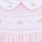 Lillian Smocked Footie - Pink - Magnolia BabyFootie