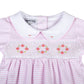 Lilly and Logan Smocked Gathered Gown - Pink - Magnolia BabyGown