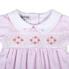 Lilly and Logan Smocked Gathered Gown - Pink - Magnolia BabyGown