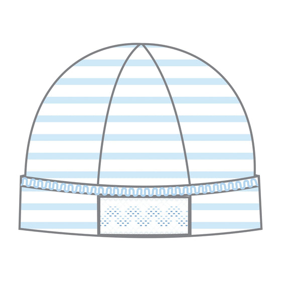 Lilly and Logan Smocked Hat - Blue - Magnolia BabyHat