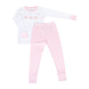 Lilly and Logan Smocked Long Pajamas - Pink - Magnolia BabyLong Pajamas