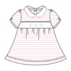 Lilly and Logan Smocked Short Sleeve Dress - Pink - Magnolia BabyDress