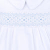 Lilly & Lucas Smocked Bib - Blue - Magnolia BabyBib