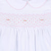 Lilly & Lucas Smocked Bib - Pink - Magnolia BabyBib