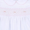 Lilly & Lucas Smocked Collared Bubble - Pink - Magnolia BabyBubble