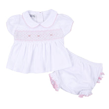  Lilly & Lucas Smocked Diaper Cover Set - Pink - Magnolia BabyDiaper Cover
