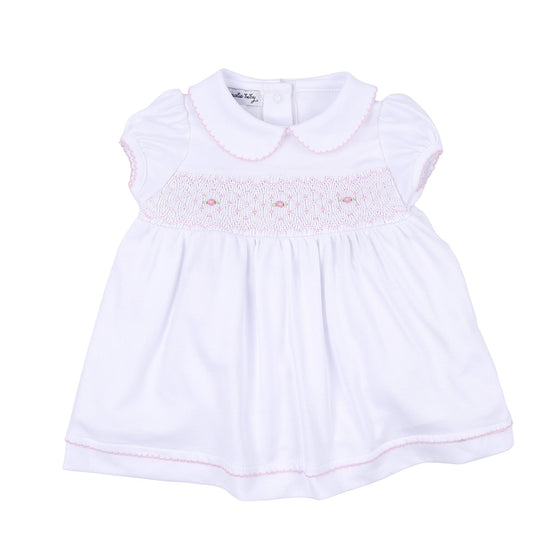Lilly & Lucas Smocked Dress - Pink - Magnolia BabyDress