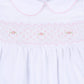 Lilly & Lucas Smocked Short Sleeve Gown - Pink - Magnolia BabyGown