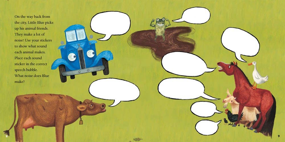 HarperCollins_Little Blue Truck Farm Sticker Fun!_2