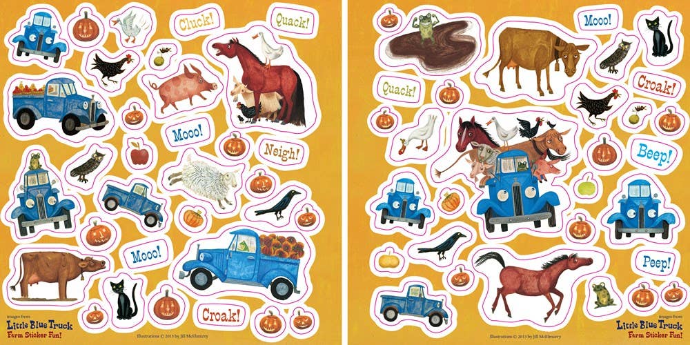HarperCollins_Little Blue Truck Farm Sticker Fun!_3