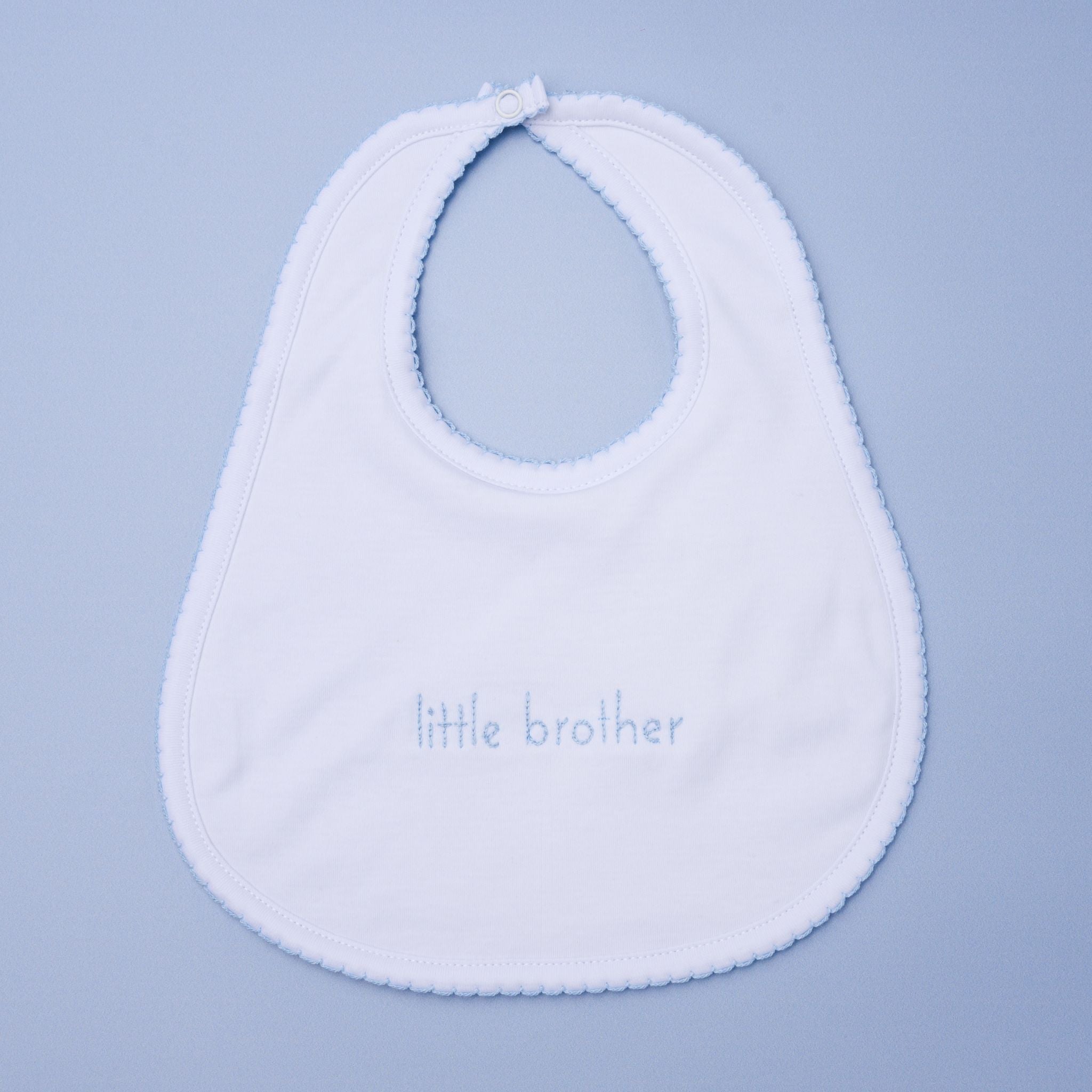 Little Brother Embroidered Bib - Magnolia Baby Bib