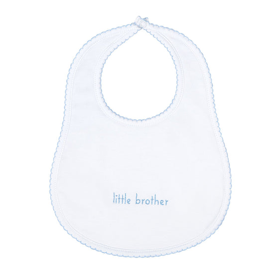 Little Brother Embroidered Bib - Magnolia BabyBib