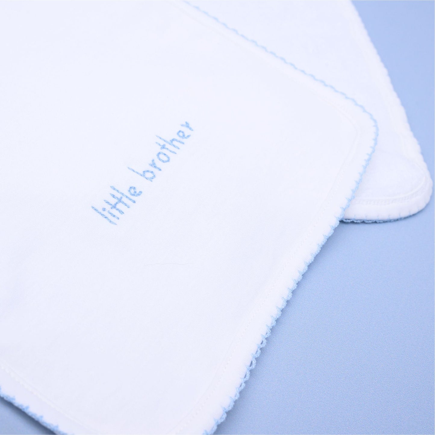 Little Brother Embroidered Burp Cloth - Magnolia Baby Burp Cloth