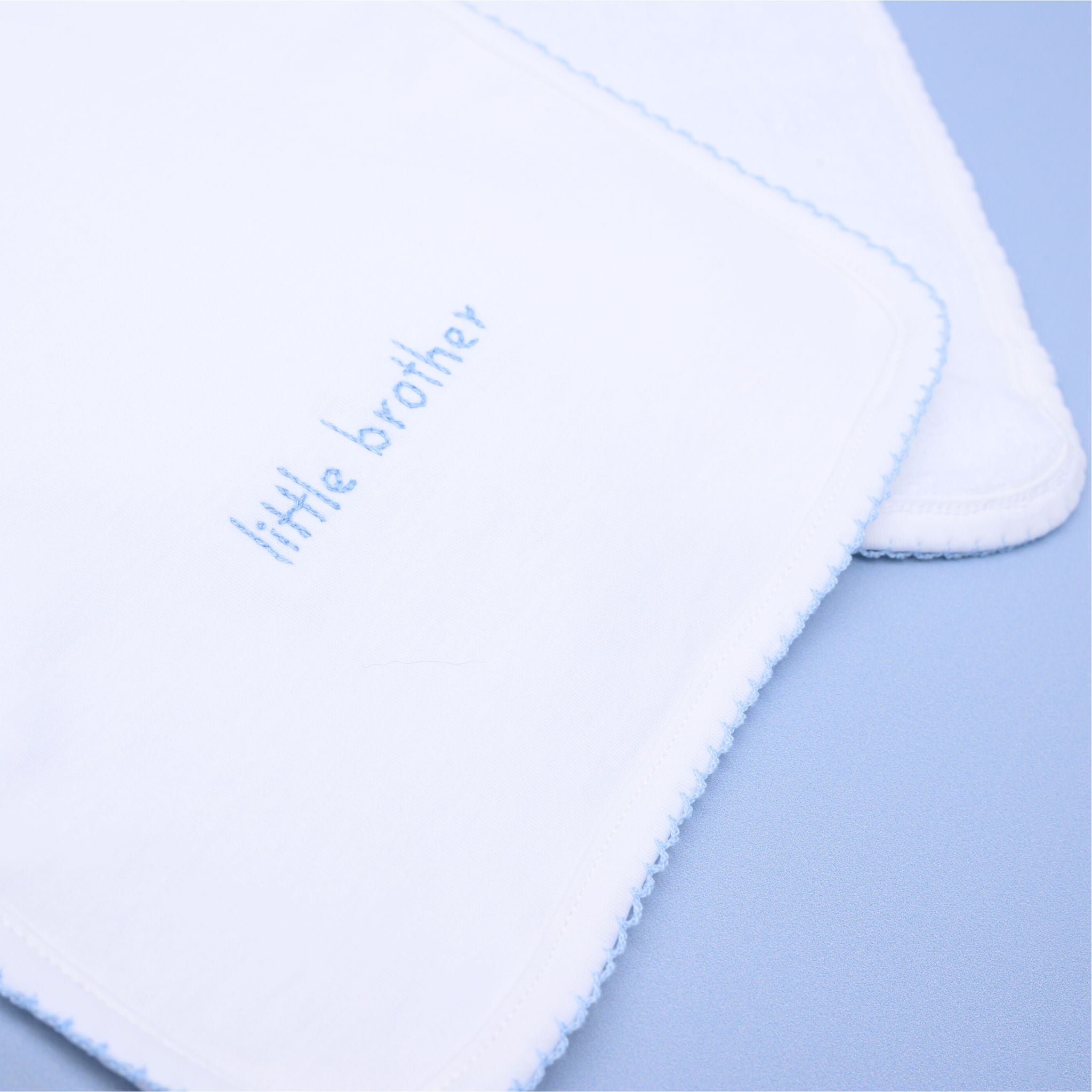 Little Brother Embroidered Burp Cloth - Magnolia Baby Burp Cloth