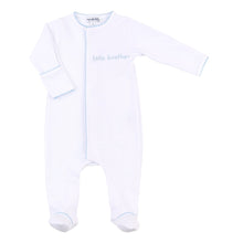  Little Brother Embroidered Footie - Magnolia BabyFootie