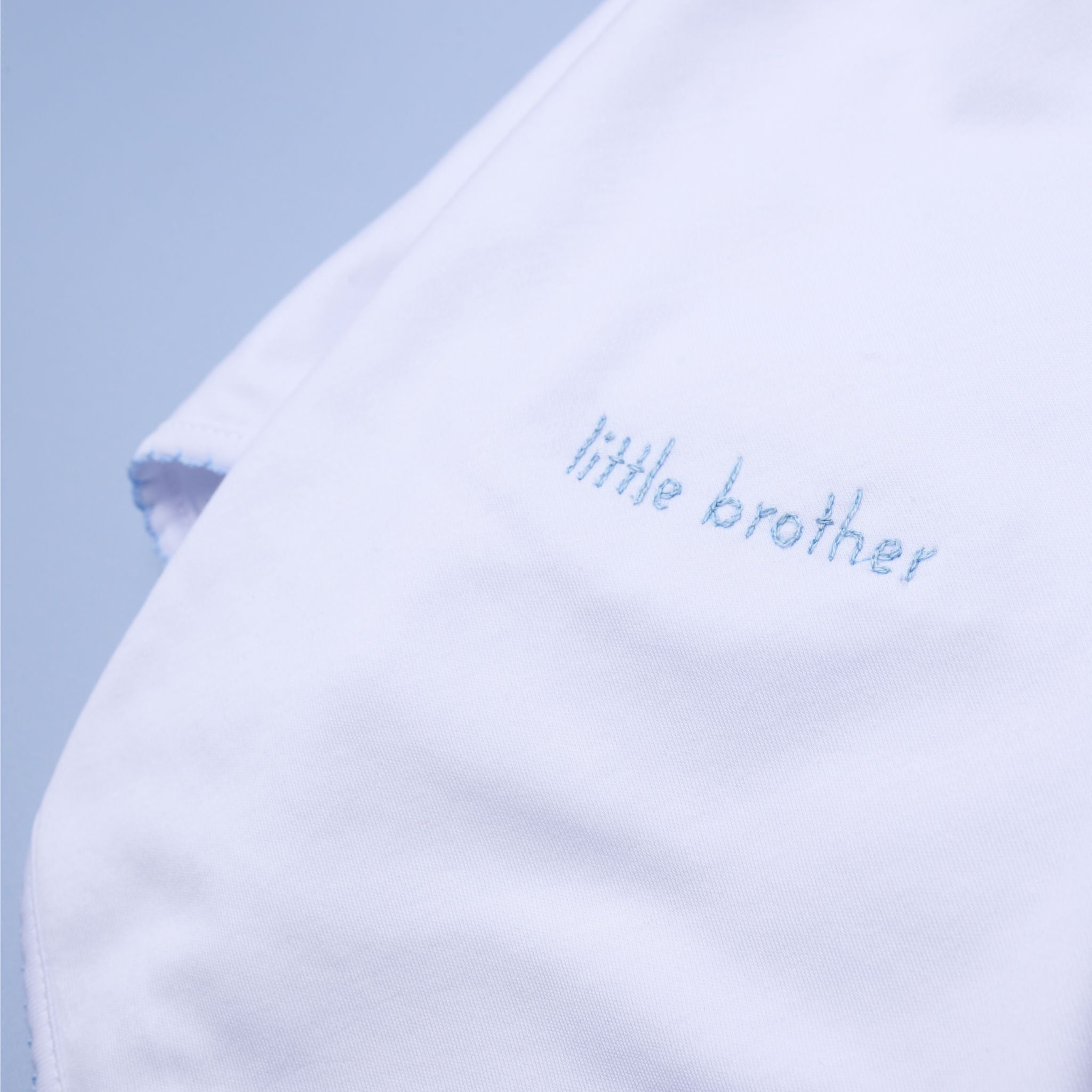 Little Brother Embroidered Receiving Blanket - Magnolia Baby Receiving Blanket