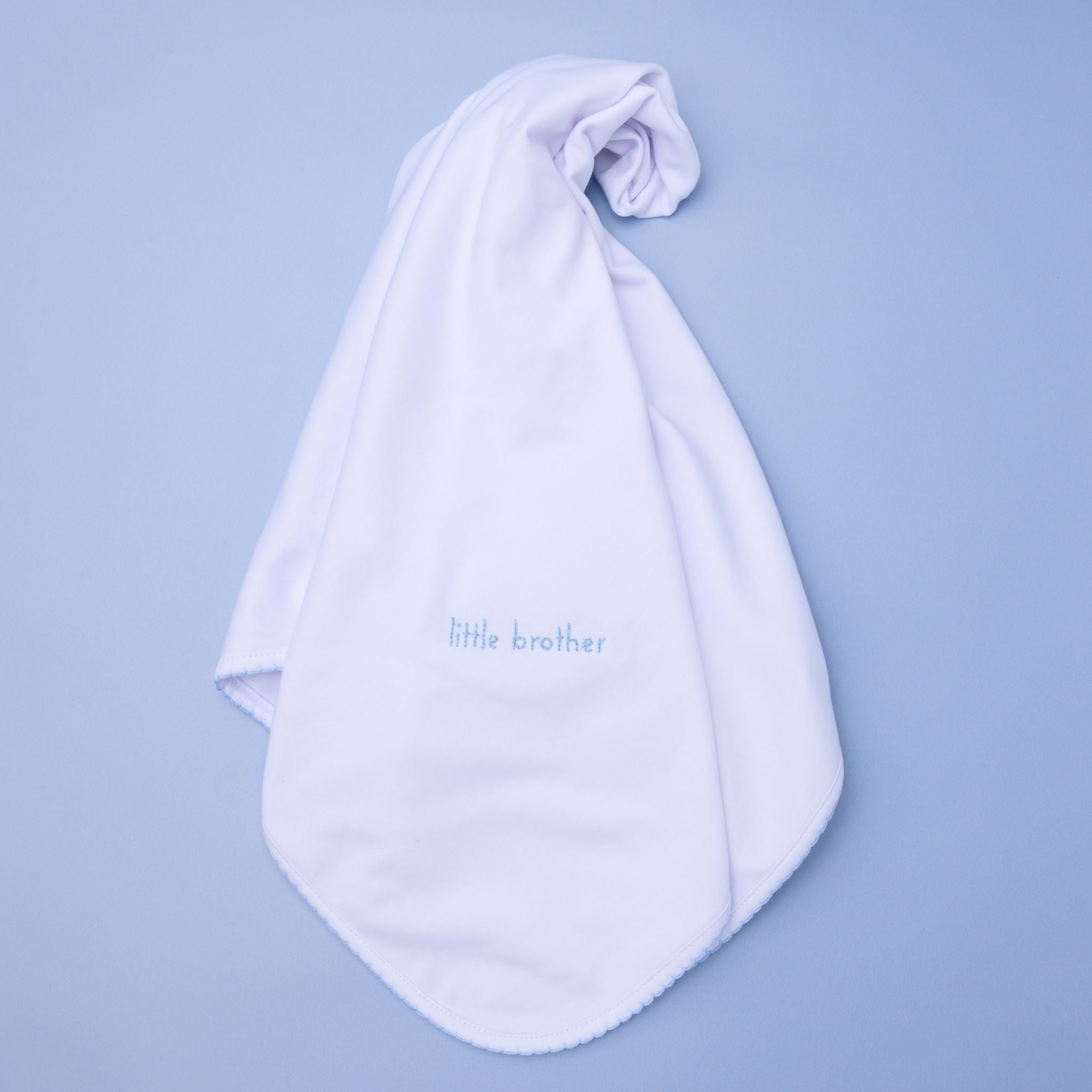 Little Brother Embroidered Receiving Blanket - Magnolia Baby Receiving Blanket