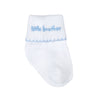 Little Brother Embroidered Socks - Magnolia BabySocks