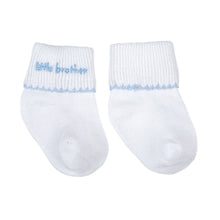  Little Brother Embroidered Socks - Magnolia BabySocks