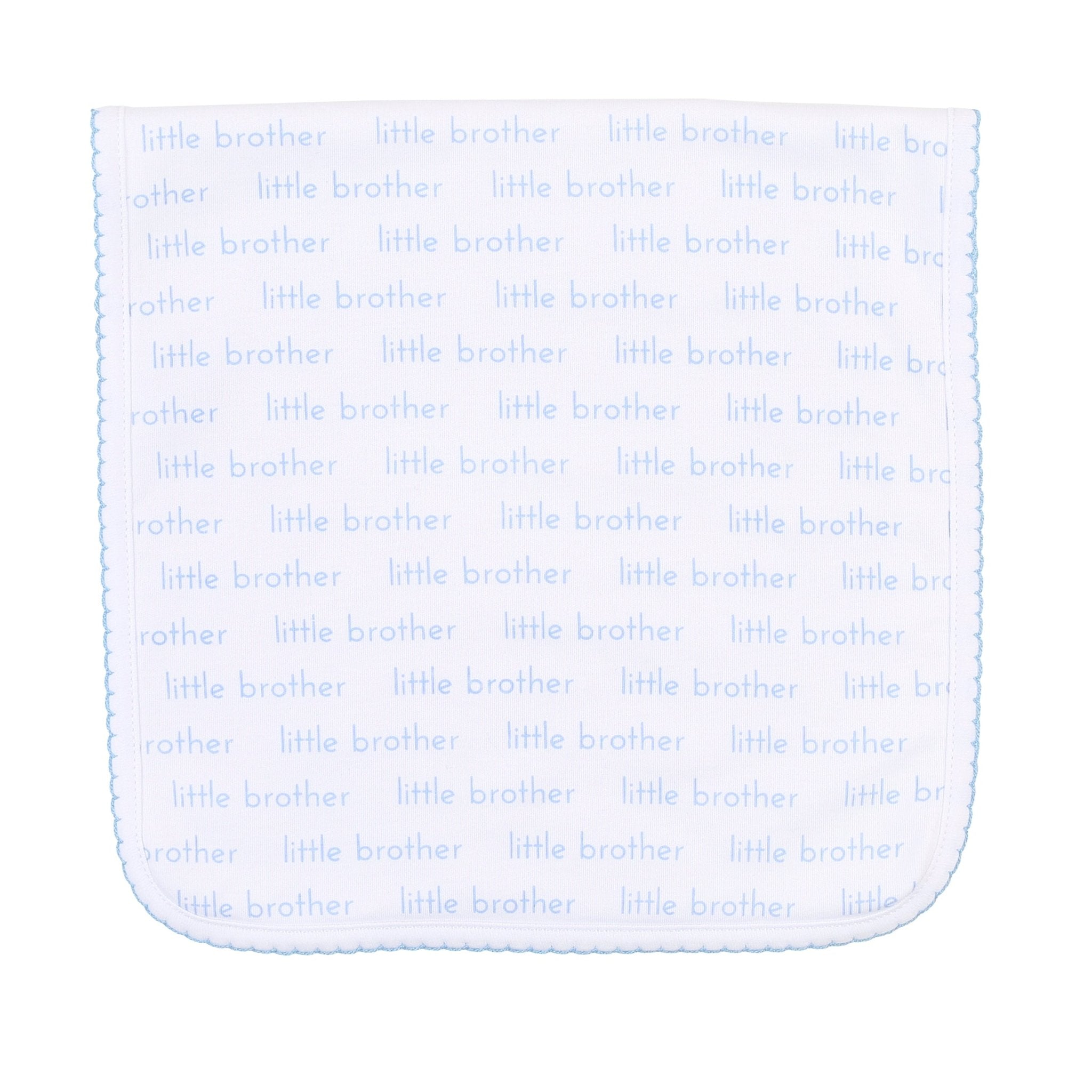 Little Brother Print Burp Cloth - Magnolia Baby Burp Cloth