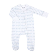  Little Brother Print Zip Footie - Magnolia BabyFootie