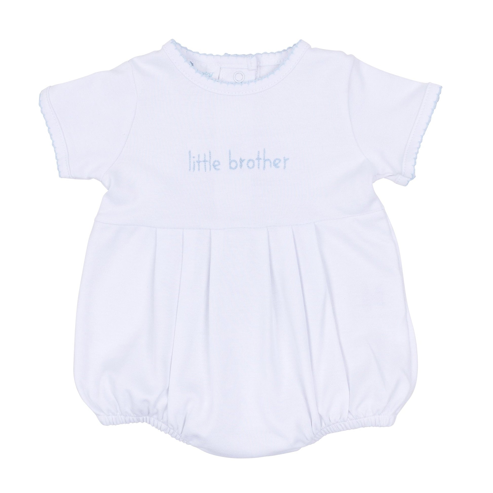 Little Brother Short Sleeve Bubble - Magnolia BabyBubble