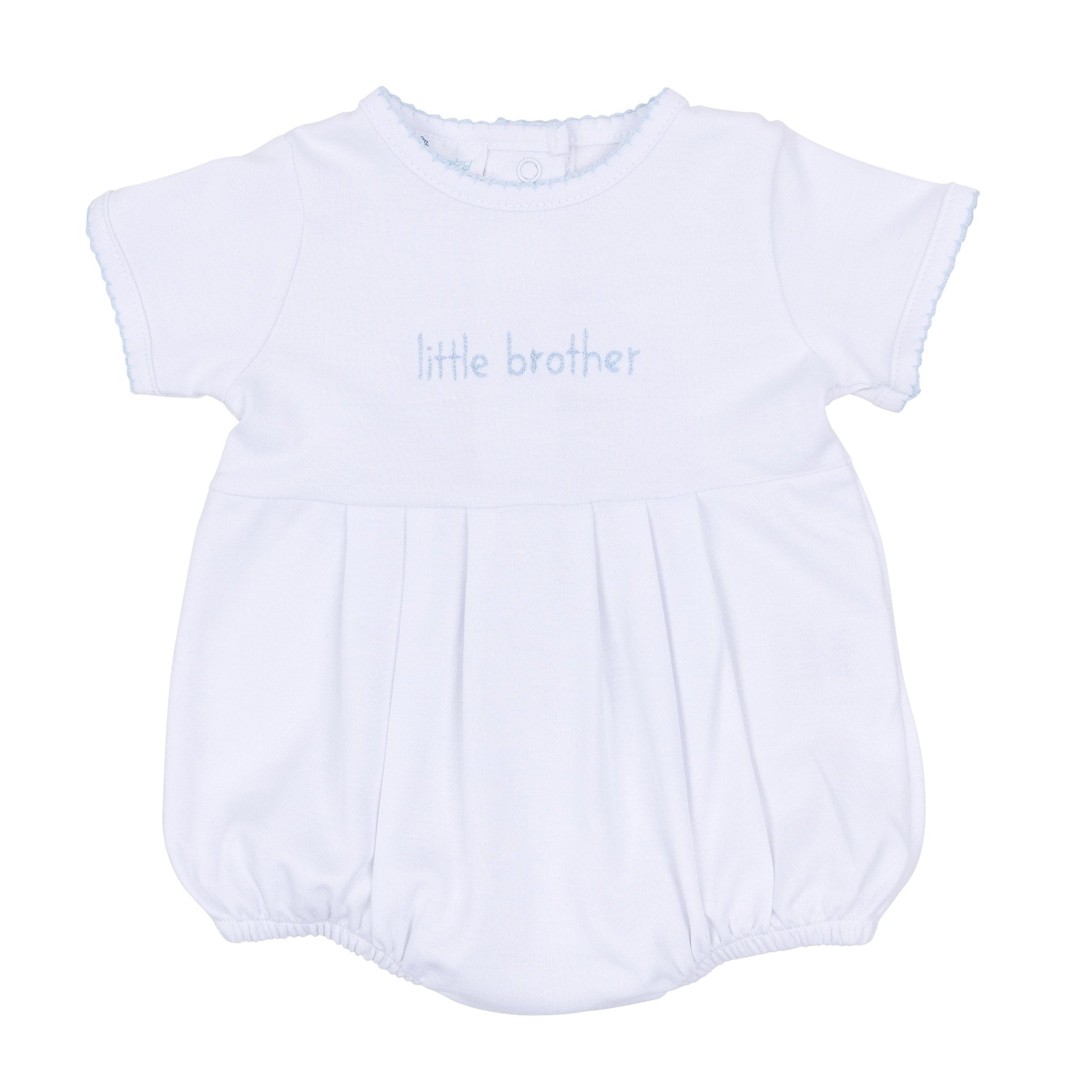 Little Brother Short Sleeve Bubble - Magnolia BabyBubble