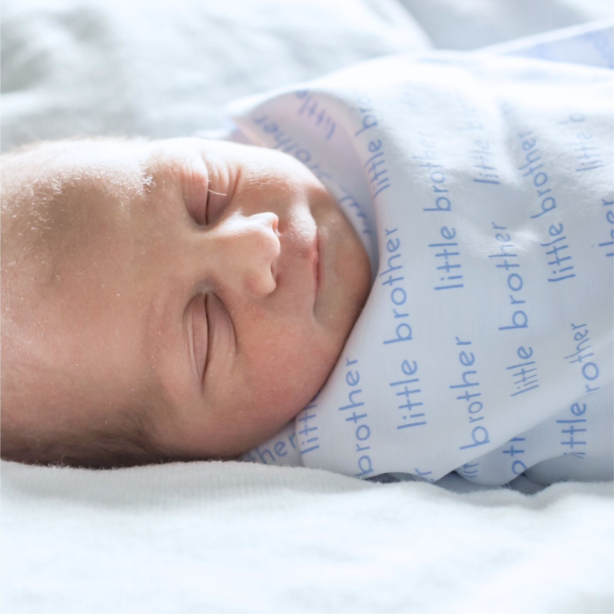 Little Brother Swaddle Blanket - Magnolia Baby Swaddle Blanket