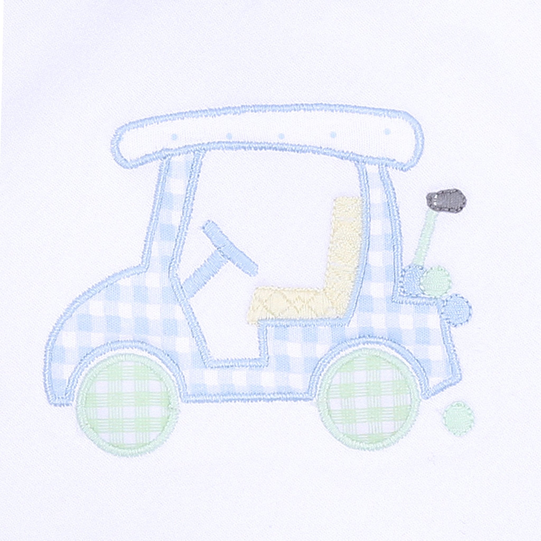 Little Caddie Applique Blue Hat - Magnolia BabyHat