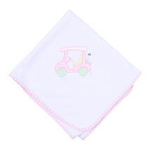  Little Caddie Applique Pink Receiving Blanket - Magnolia BabyReceiving Blanket