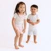 Little Caddie Applique Pink Ruffle Toddler Short Pajamas - Magnolia BabyShort Pajamas