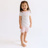Little Caddie Applique Pink Ruffle Toddler Short Pajamas - Magnolia BabyShort Pajamas