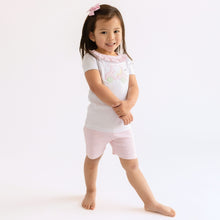  Little Caddie Applique Pink Ruffle Toddler Short Pajamas - Magnolia BabyShort Pajamas
