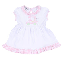  Little Caddie Applique Pink Short Sleeve Dress Set - Magnolia BabyDress