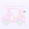 Little Caddie Applique Ruffle Toddler Long Pajamas - Pink - Magnolia BabyLong Pajamas