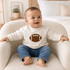 Luna and Arlo_Little Champs Football Sweatshirt_1