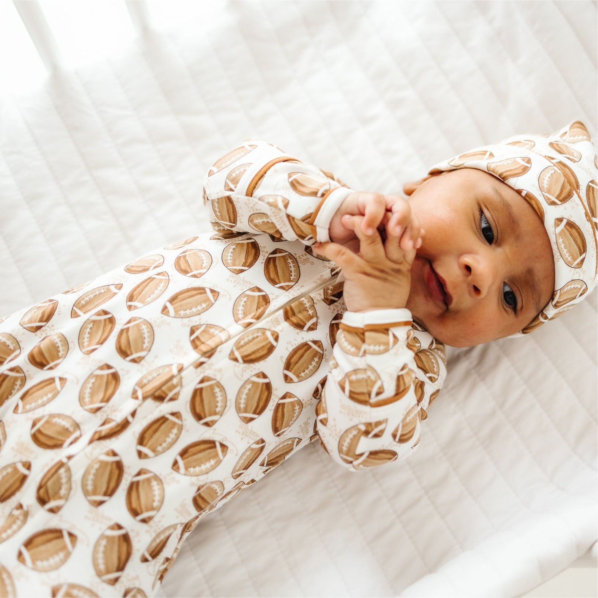 Little Champs Zip Footie - Magnolia BabyFootie