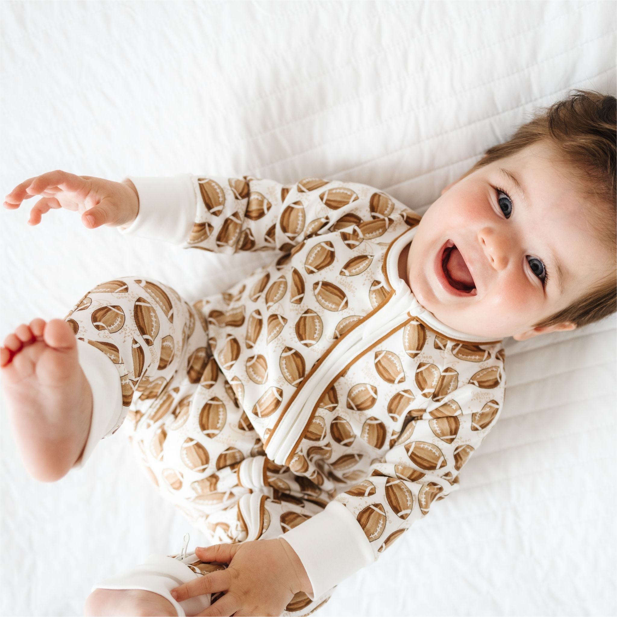 Little Champs Zip Playsuit - Magnolia BabyPlaysuit