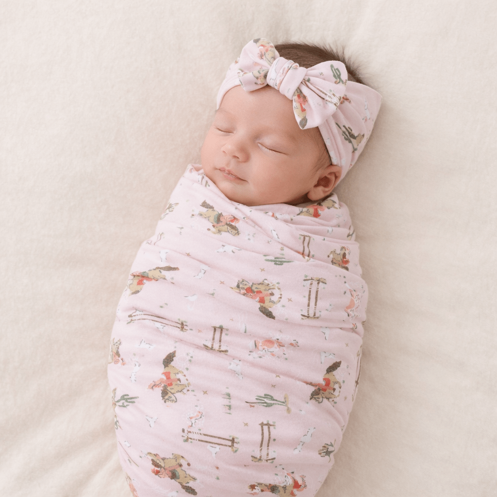 Little Cowgirl Swaddle Gift Set - Magnolia BabyBaby Gift Set