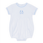 Little Crawlers Embroidered Bubble - Light Blue - Magnolia BabyBubble