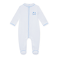 Little Crawlers Embroidered Footie - Light Blue - Magnolia BabyFootie