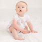 Little Crawlers Embroidered Ruffle Bubble - Magnolia BabyBubble