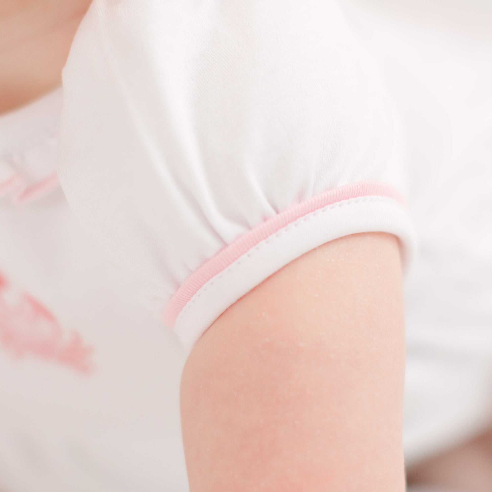 Little Crawlers Embroidered Ruffle Bubble - Magnolia BabyBubble