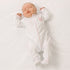 Little Crawlers Embroidered Ruffle Footie - Pink - Magnolia BabyFootie