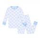 Magnolia Baby_Little Crawlers Long Pajamas - Light Blue_1