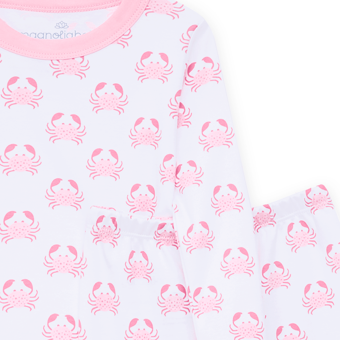 Magnolia Baby_Little Crawlers Long Pajamas - Pink_3