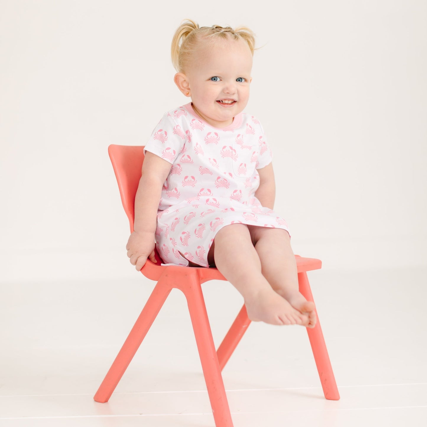 Little Crawlers Nightdress - Pink - Magnolia BabyNightdress