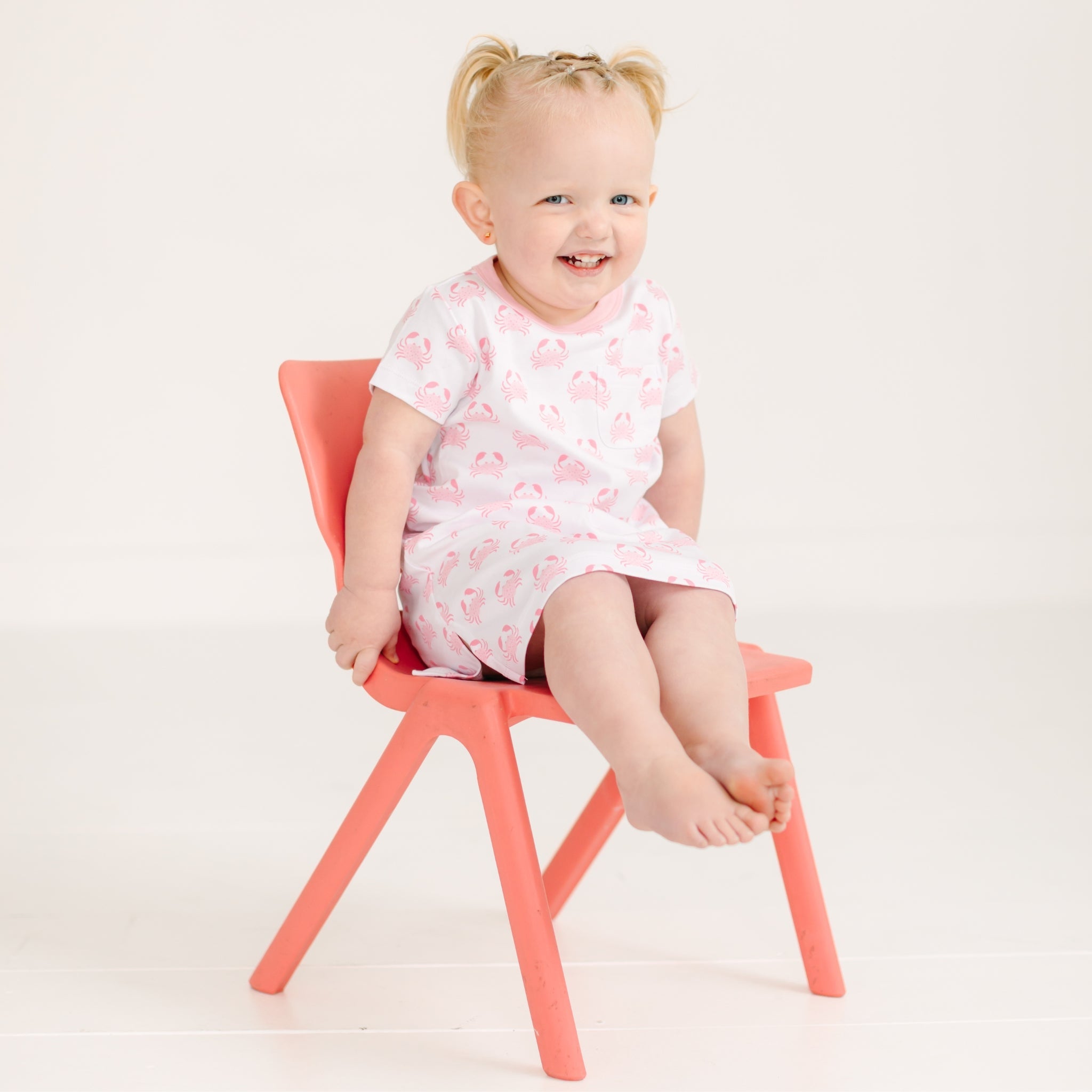 Little Crawlers Nightdress - Pink - Magnolia BabyNightdress
