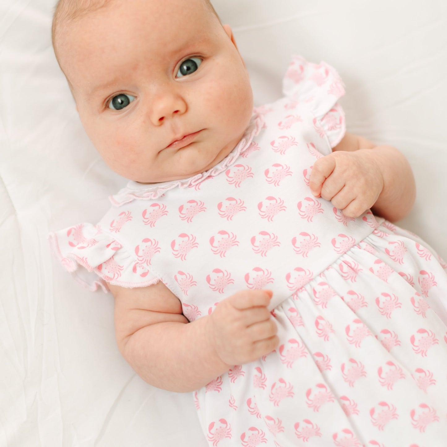 Little Crawlers Print Bubble - Pink - Magnolia BabyBubble